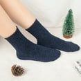 thumbnail image 6 of Woaety 5 Pairs Merino Wool Socks for Women Thermal Warm Thick Winter Hiking Knit Cozy Crew Duty Work Soft Socks for Ladies Size 5-9 D, 6 of 14