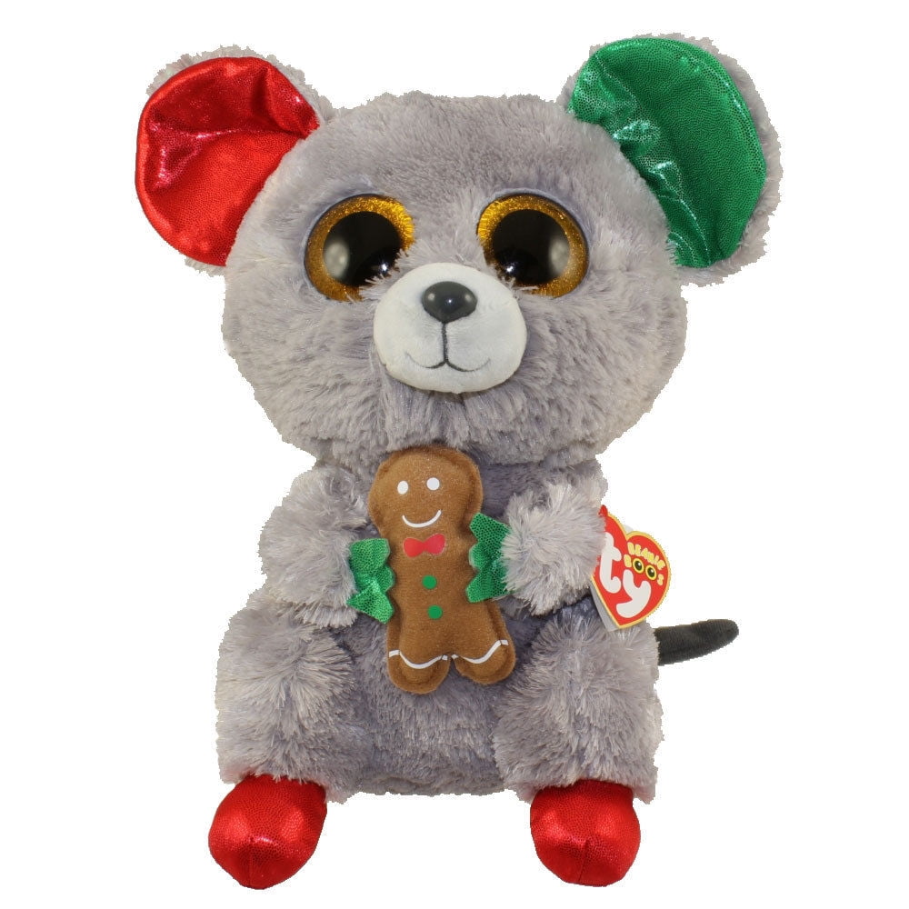 NEW 5 Available! TY Bella 6" BEANIE BOOS Christmas Bear w/Candy Cane GIFT TOY 