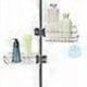 thumbnail image 2 of Shower shelf and storage - Set of 2 Stainless Steel Shower Shelf Without Drilling, Stainless Steel Telescopic Bathroom Shelf, Shower Support Shelf, So, 2 of 4