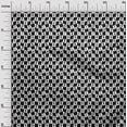 thumbnail image 3 of oneOone Silk Tabby Black Fabric Sports Craft Projects Decor Fabric Printed By The Yard 42 Inch Wide, 3 of 4
