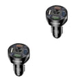 thumbnail image 4 of Sidaley de coche 4 puertos Vehículo Camión Conducción portátil Teléfono móvil 4 en 1 Adaptador de pantalla de luz de apagado automático Negro 2Conjunto, 4 of 6