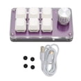 thumbnail image 2 of 6 Key Programmable Keyboard, Mini Mechanical Gaming Keyboard With Knob Function, Programmable DIY Shortcut Custom Function Keyboard, 2 of 8