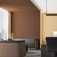 thumbnail image 3 of Art3dwallpanel 2PCS 95.7''x24'' Wood Slat Acoustic Panels, MDF 3D Decorative Wall Paneling,Walnut,31.9 sq.ft., 3 of 9