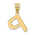 thumbnail image 5 of Auriga Fine Jewelry 14K Yellow Gold Bubble Letter P Initial Pendant for Women, 5 of 6