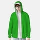 thumbnail image 2 of Fotbe Green Chaqueta con Protección Solar UPF 50+ para Hombre y Mujer, Camisa con Capucha y Bolsillos-Large, 2 of 7