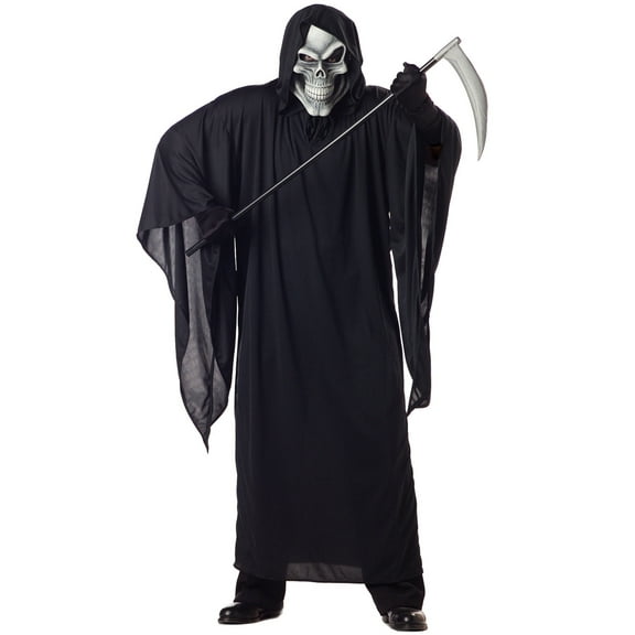 Men's Plus Size Grim Reaper Costume Plus Black