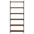 thumbnail image 2 of vidaXL Bookcase 6-Tier Brown Oak 80x30x188 cm Engineered Wood, 2 of 5