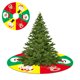 thumbnail image 1 of Ganfancp Falda Del Árbol de Navidad Decoración de Vacaciones Suministros No Tejida Árbol de Fondo Del Árbol de Navidad Decoración Del Árbol Delantal Liquidación 1* Falda para Árbol de Navidad, 1 of 5