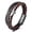 Agate Stone, variant on Cross Multi-layer Stainless Steel Men's Bracelet
