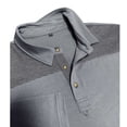 thumbnail image 7 of Kvture Fall Tops for Men Casual Stylish Color Block Long Sleeve Lapel Collar Button up Shirts for Business Office Work Golf Gray Pullover L, 7 of 7