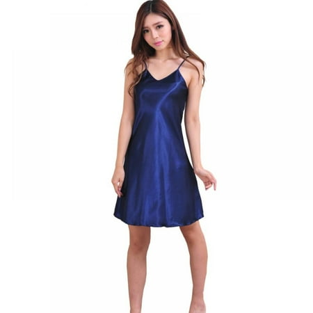 

Fashion Sexy Lingerie Women Girl Silk Robe Dress Babydoll Nightdress Summer Nightgown Sleepwear
