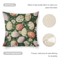 thumbnail image 4 of flowers leaveslinen toss pillowcase decoration pillowcase gifting preferred 24x24 inch cushion cover sofa pillowcase sofa bedroom living room car, 4 of 8