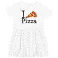 thumbnail image 3 of Inktastic I Heart Pizza Girls Toddler Dress, 3 of 5