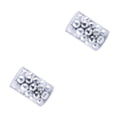 thumbnail image 2 of Yuarrent Adornos de bolas de árbol de Navidad, combinación de adornos de Bolas de plástico de 4cm, decoración de de fiesta en casa, 34 Uds. plata 2piezas Yuarrent CBP134894, 2 of 5