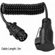 thumbnail image 2 of 7-13 Pin Trailer Plug Socket Extension Cable for Car Trailer Accessories, 12V Connector with Plug Socket Adapter, 2 of 5