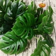 thumbnail image 4 of TETOU 1Pc Artificial Palm Plants Leaves, 28" Tropical Greenery Bush Imitation, Faux Fake Palm Tree Leaf for Home Kitchen Party Flowers Arrangement Wedding Decor, 4 of 7