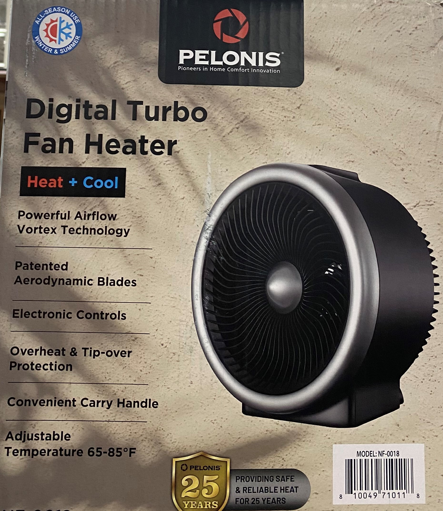 Pelonis 2in1 Turbo Heater and Fan