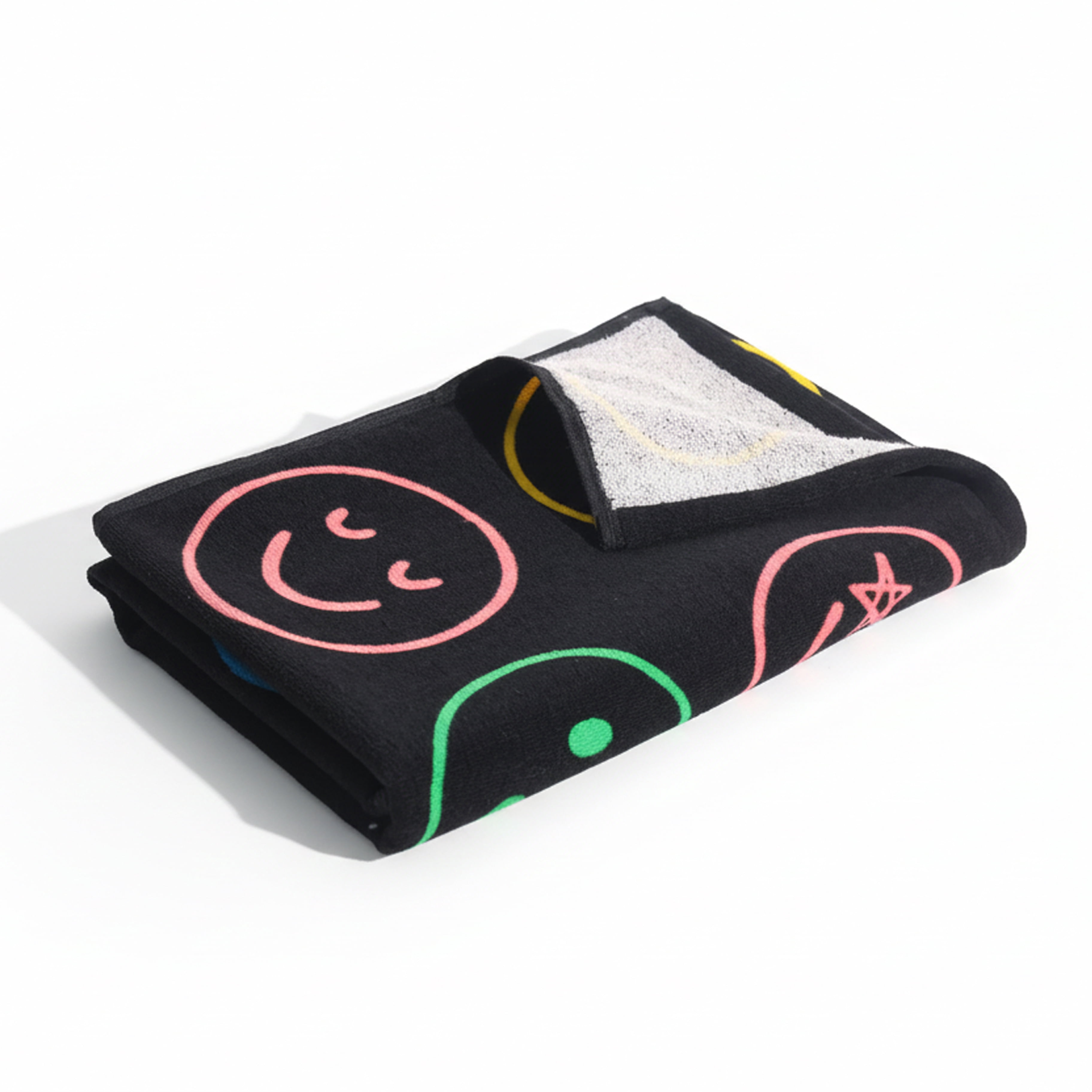 Mainstays Kids Cotton Blend Beach Towel, 30 x 60 Inches, Neo