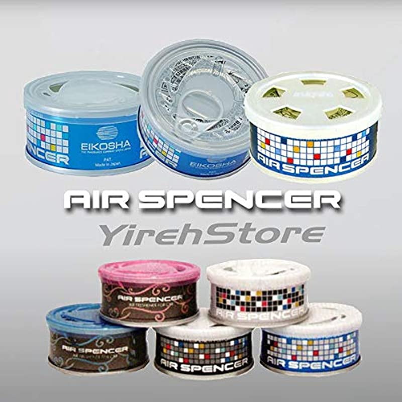 Air Spencer Cartridge Squash Scent 4-Pack Car Air Freshener, Heavy Duty, Last Long, JDM AS A9 Squash Eikosha Japan