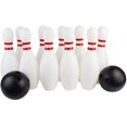 thumbnail image 1 of 10x Bowling Set Skittles Game With 2 Balls Educational Toys For Children - As, 1 of 5
