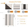 thumbnail image 2 of Hanging File Folders Filing Cabinet Organizer Letter Size / Cut Adjustable Tabs Decorative for Home Office School Classroom Marble\u\u, 2 of 7