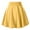 Yellow, variant on Skirt for Women High Waisted Pleated Split Skirt Summer Casual Loose Trendy Dressy Mini Skirts