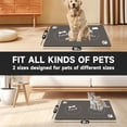 thumbnail image 4 of Pet Feeding Mat Absorbent Dog Mat for Dog Food and Water Bowls No Stains Quick Dry Cat Dog Water Dispenser Mat with Waterproof Rubber Backing Pet Bowl Accessories Supplies(12"×20"), 4 of 6