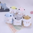 thumbnail image 2 of PENGXIANG Cute Hamster Design Plush Stuffed Doll Pendant Keychain Key Holder Bag Decor, 2 of 10