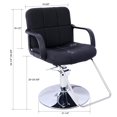 thumbnail image 4 of Hair Salon Chair Styling Heavy Duty Hydraulic Pump Barber Chair Beauty Shampoo Barbering Chair for Hair Stylist Women Man,with Barber Cape ,black, 4 of 11