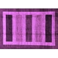 thumbnail image 1 of Ahgly Company Indoor Rectangle Abstract Purple Modern Area Rugs, 2' x 3', 1 of 4