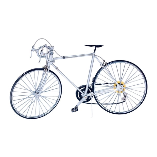 1/6 Modelo de bicicleta de aleación DIY de bricoje Vehículos de Decoración de escritorio Decoración Artesanales Regalos para Niñas Niña pta Sunnimix bicicleta de escritorio
