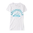 thumbnail image 1 of Camiseta con adornos cuadrados con purpurina Aeropostale blanca mediana, 1 of 1