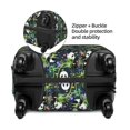 thumbnail image 3 of Fotbe Fun Panda Playing With Bamboo Leaves Luggage Cover Protector,Suitcase Protector,Scratch and Dirt Resistant,Fits 18-32 Inch Luggage-X-Large, 3 of 8