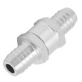 thumbnail image 2 of One Way Check Valve, High Strength Aluminum Alloy Oil Petrol Check Valve Backflow Prevention  For Gasoline Diesel Water Air Vacuum, 2 of 8