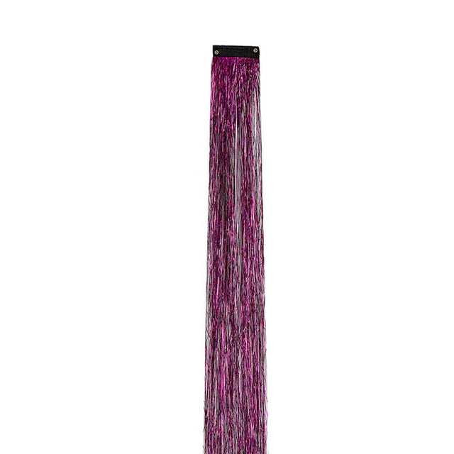 1Pcs Hair Tinsel Clip In Hair Extensions Bling Silk For Flare Strands Shining Sparking Hair