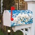 thumbnail image 3 of Cherry Blossoms Mailbox Cover White Sakura Blue Sky Spring Floral Magnetic Mailbox Covers Standard Size 21x18 Inch Spring Decors Post Letter Box Cover Outdoor Courtyard Home Decorations, 3 of 6