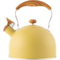 thumbnail image 1 of Bouilloire à Thé Sifflante Rétro 2,5l en Acier Inoxydable pour Cuisinière, 1 of 3