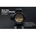 thumbnail image 5 of Trinity 4x32 Rifle Scope with Mount & Rings for Ruger 10/22 | Mil-Dot Optic Picatinny Rail Black, 5 of 11