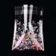 thumbnail image 2 of 1 bolsa rectangular de celofán OPP con forma de corazón, bolsas para dulces con estampado de corazones, bolsas transparentes autosellables, 2 of 3