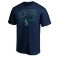 thumbnail image 2 of Men's Navy Seattle Mariners Team Adrenaline T-Shirt, 2 of 3