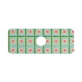 thumbnail image 7 of Yayeee Faucet Mat for Kitchen Sink 14.7" Diatomite Long Splash Guard Pad, Green Blossom Mosaic, 7 of 7