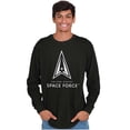 thumbnail image 5 of Classic US Space Force Military Logo Long Sleeve TShirt Men Women Brisco Brands X, 5 of 6