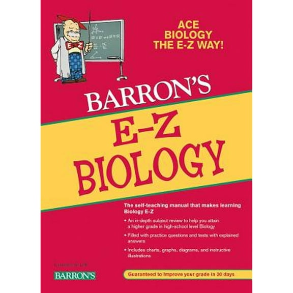 Pre-Owned Barron's E-Z Biology (Paperback) 0764141341 9780764141348
