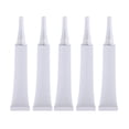 thumbnail image 1 of 5x Tubos Vacíos Yinane para Ojos Envases de Cosméticos Tubos de Plástico Recargables dorado Blanco dorado, 1 of 7