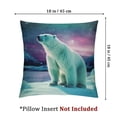 thumbnail image 4 of Polar Bear Throw Pillow Covers for Kids Teens,Galaxy Starry Sky Pillow Covers ,Cute White Bear Cushion Covers,Safari Animal Decorative Pillow Covers for Bedroom, 4 of 7