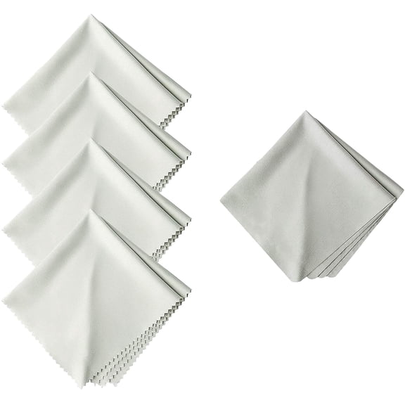 Eyeglasses Cleaning Cloths, Screens, Lens Wipe for All Electronic Device Screens(1 Pack Anti-Fog Wipe, 4 Pack Small Size Microfiber Cleaning Cloths)