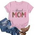 thumbnail image 3 of Nrmvnmi Mothers Baseball Tee Shirt for Women Short Sleeve Letter Printed Graphic Mom Gifts Tee Shirts Mothers Day Gifts, 3 of 5