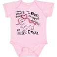 thumbnail image 3 of Inktastic I Have Small Hands, but My Papas Wrapped Around My Little Finger Boys or Girls Baby Bodysuit, 3 of 5