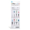 thumbnail image 5 of KINGART® Studio All-Purpose Art, Craft & Hobby Synthetic Bristle Paint Brushes, Set of 10, 5 of 5
