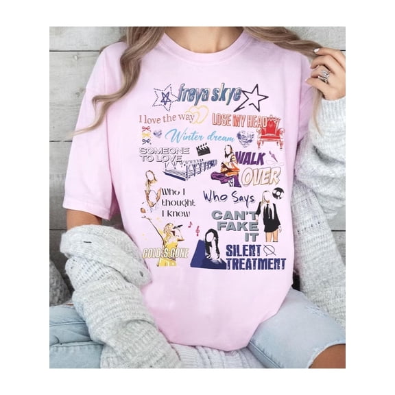 Freya Skye Merch Shirt Vintage Unisex Tops Tee Jersey Outdoor Tee Fashion y2k Top